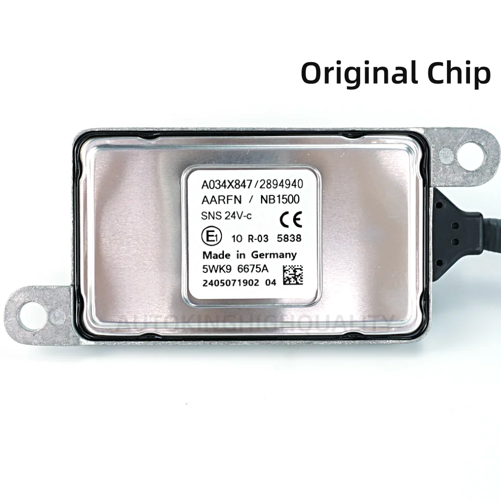 2894940 5WK96675A 2871979 1705572 A034X847 4984577 4954222 NOX Nitrogen Oxide Sensor For Cummins Volvo DAF XF Truck 24V Euro 5
2894940 5WK96675A 2871979 1705572 A034X847 4984577 4954222 NOX Nitrogen Oxide Sensor For Cummins Volvo DAF XF Truck 24V Euro 5
