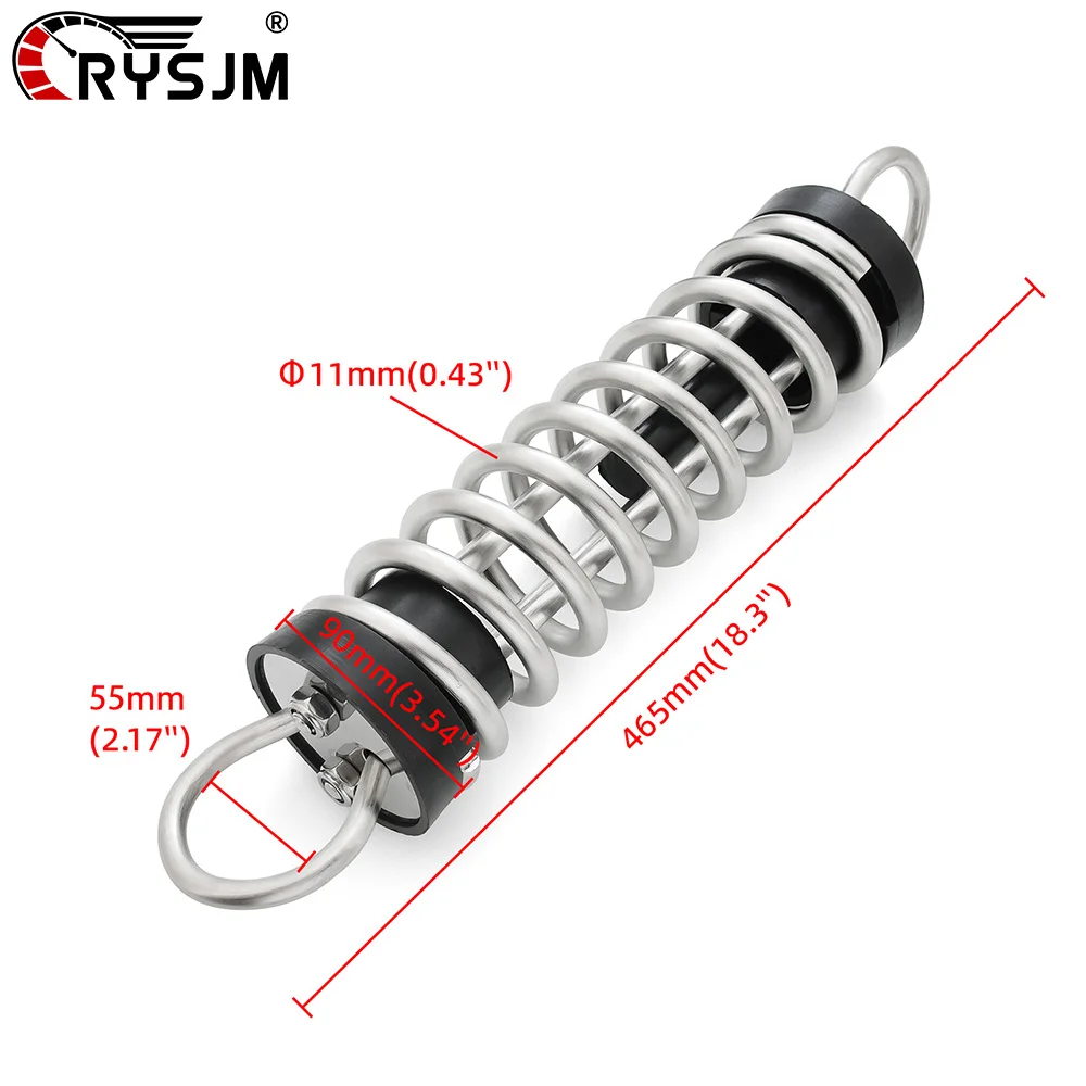 11MM Strong Stainless Steel Marine Spring Docking Mooring Spring Dock Springs Shock Absorbing Boat Anchor Damper Boat Hardware
11MM Strong Stainless Steel Marine Spring Docking Mooring Spring Dock Springs Shock Absorbing Boat Anchor Damper Boat Hardware