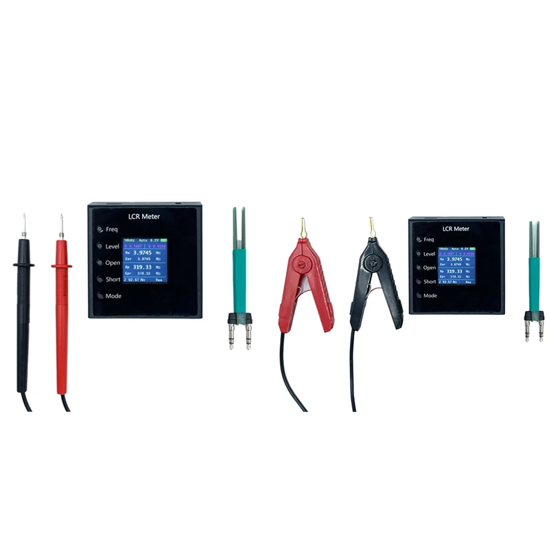 100Khz Intelligent Bridge Tweezers LCR SMD ESR Tester Resistance Capacitance Inductance Continuity Test
100Khz Intelligent Bridge Tweezers LCR SMD ESR Tester Resistance Capacitance Inductance Continuity Test