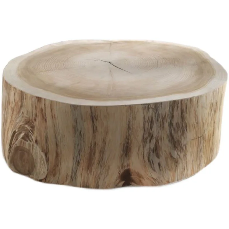 Log coffee table homestay designer creative living room wood tea table natural round wabi-sabi wind pier
Log coffee table homestay designer creative living room wood tea table natural round wabi-sabi wind pier