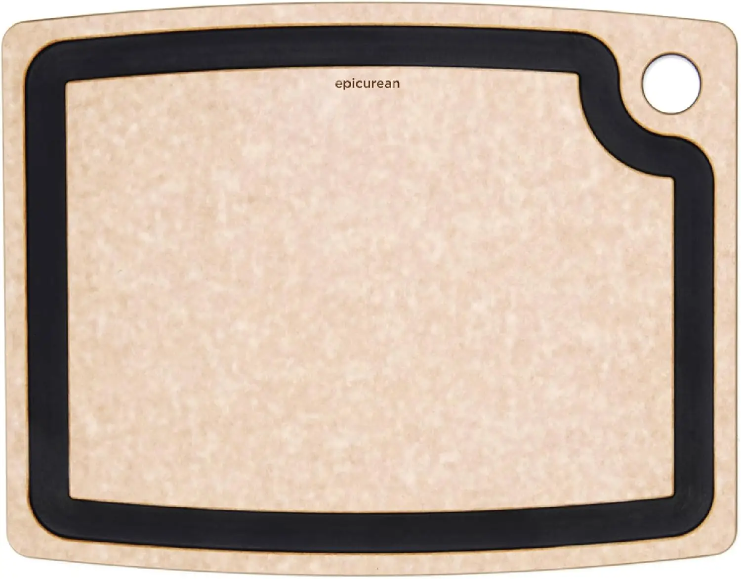 14.5x11.25 Inch Cutting Board with Juice Groove, Natural/Slate Color, Durable Nonporous Material
14.5x11.25 Inch Cutting Board with Juice Groove, Natural/Slate Color, Durable Nonporous Material