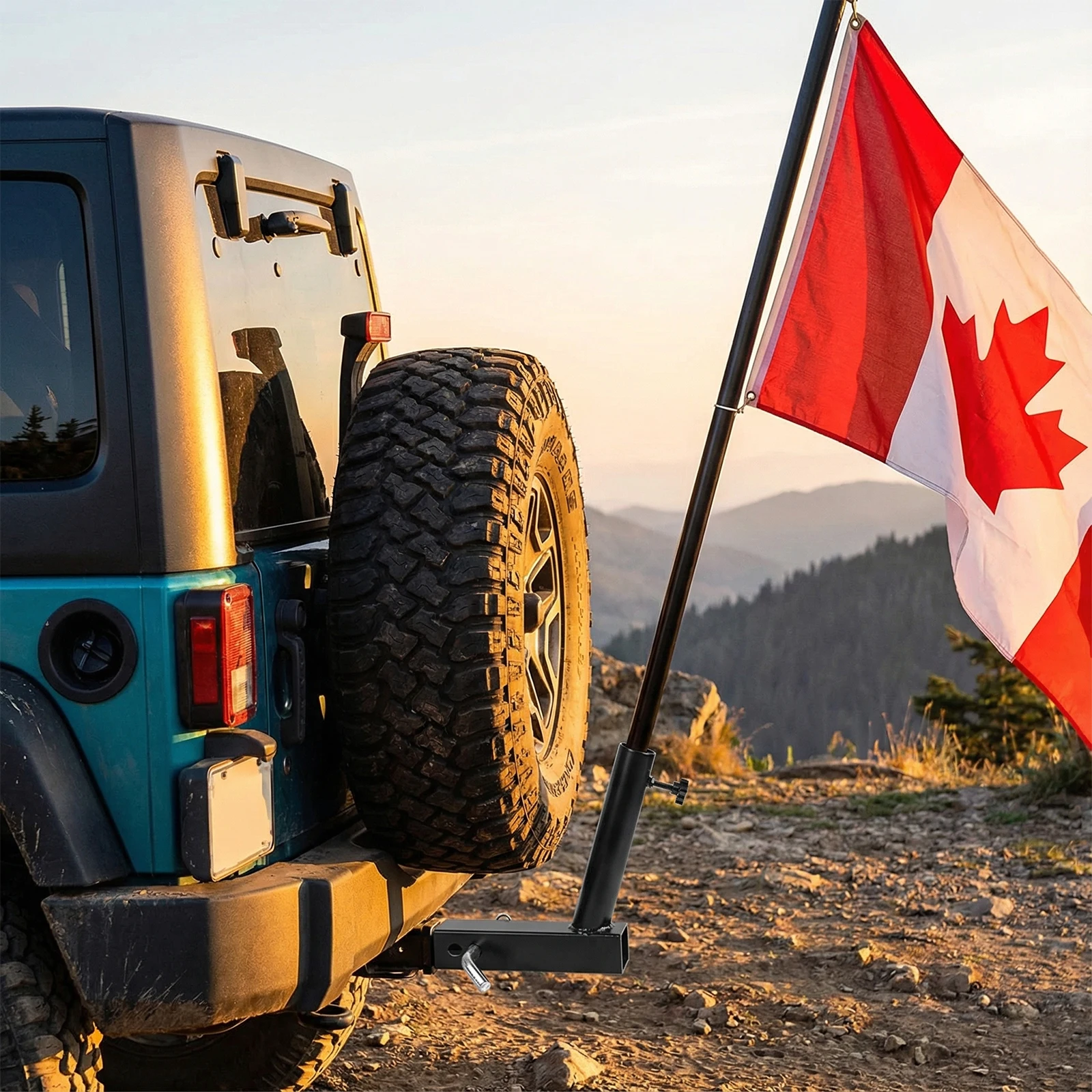 Универсальный кронштейн для флагштока на прицеп, устойчивый к ржавчине, многофункциональный, совместимый со стандартным 2-дюймовым креплением на фаркоп.
Универсальный кронштейн для флагштока на прицеп, устойчивый к ржавчине, многофункциональный, совместимый со стандартным 2-дюймовым креплением на фаркоп.