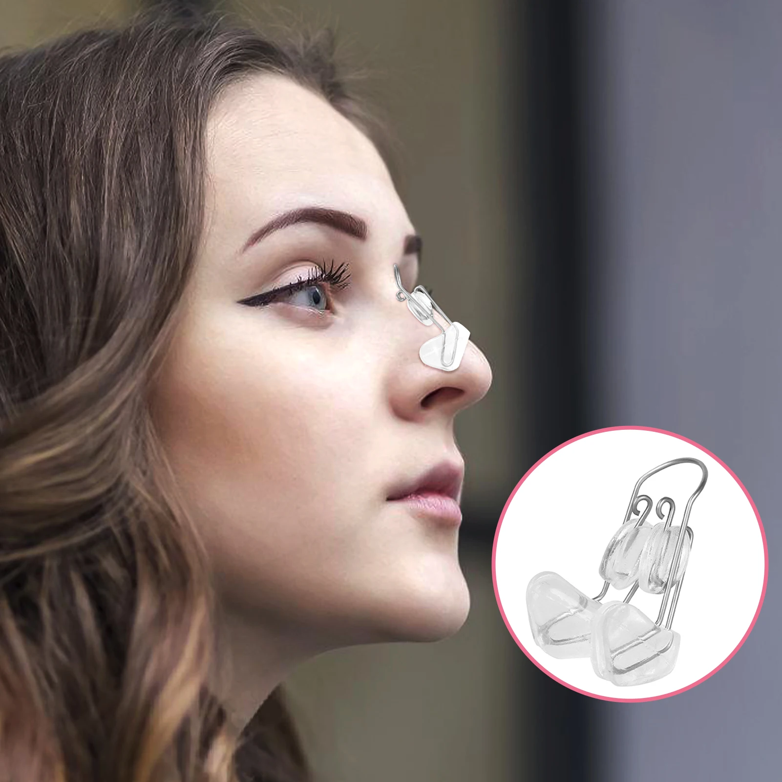 Japanese Nose Clip U-Shape Nose Shaper Silicone Nose Reshaping Tool for High Nose Bridge Clear Case Included
Japanese Nose Clip U-Shape Nose Shaper Silicone Nose Reshaping Tool for High Nose Bridge Clear Case Included