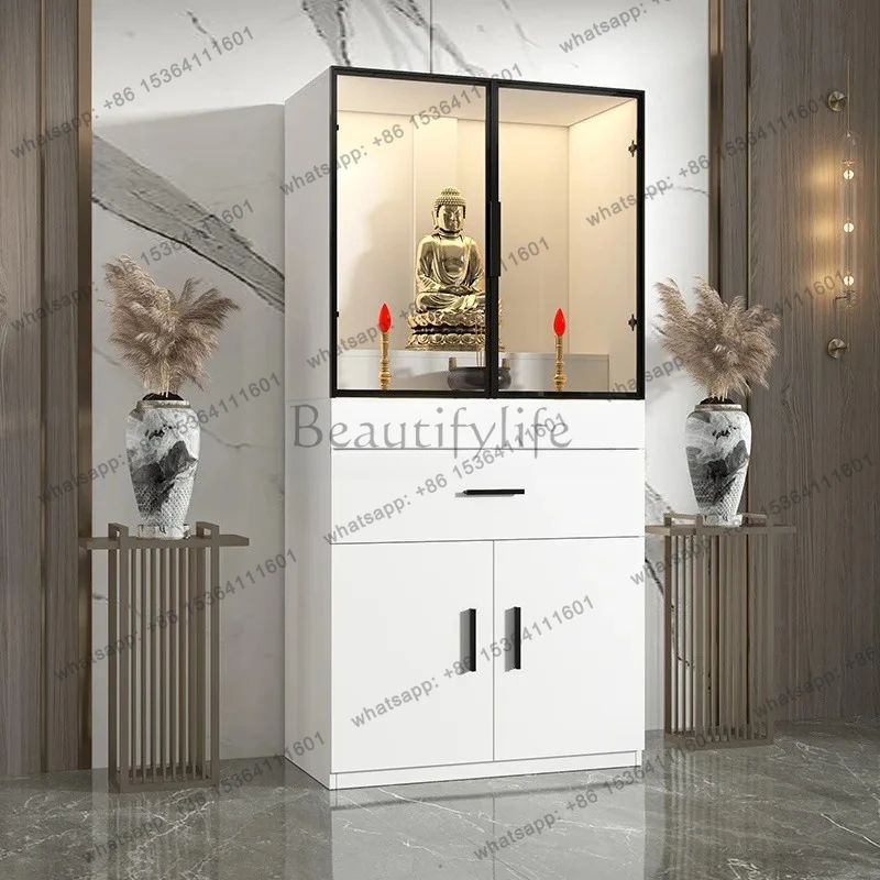 Буддийский алтарь, тумба-стеллаж, стол для алтаря, стеклянная дверь для дома, современный простой буддийский алтарь, Бог богатства, Гуаньинь
Буддийский алтарь, тумба-стеллаж, стол для алтаря, стеклянная дверь для дома, современный простой буддийский алтарь, Бог богатства, Гуаньинь
