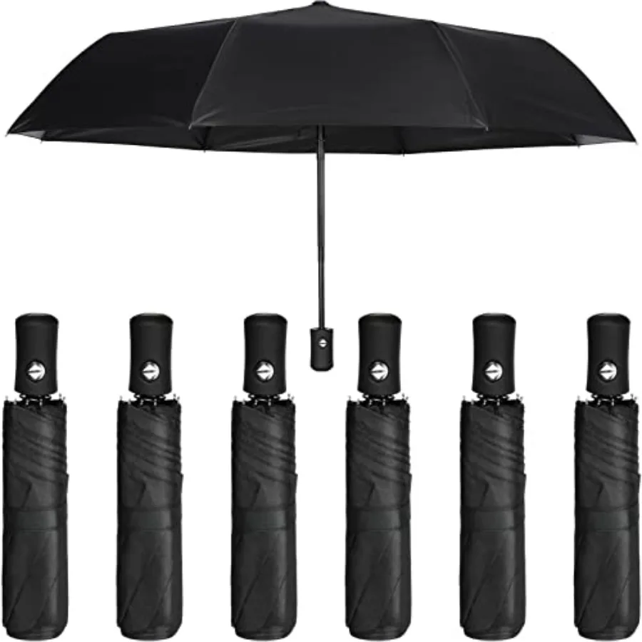 6 Pcs Travel Compact Umbrella Automatic Open Close Windproof Small Light Backpack Purse Car Portable Collapsible Umbrella for R
6 Pcs Travel Compact Umbrella Automatic Open Close Windproof Small Light Backpack Purse Car Portable Collapsible Umbrella for R