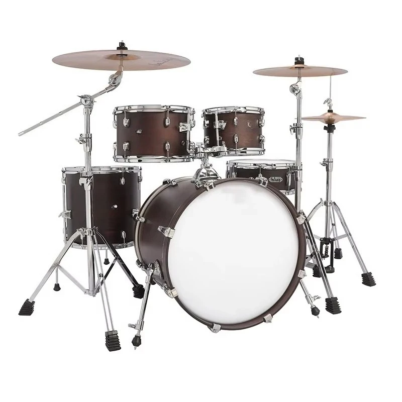 High Quality Drum Set Professional Level Jazz Drum Set Musical Instrument for Performance
High Quality Drum Set Professional Level Jazz Drum Set Musical Instrument for Performance