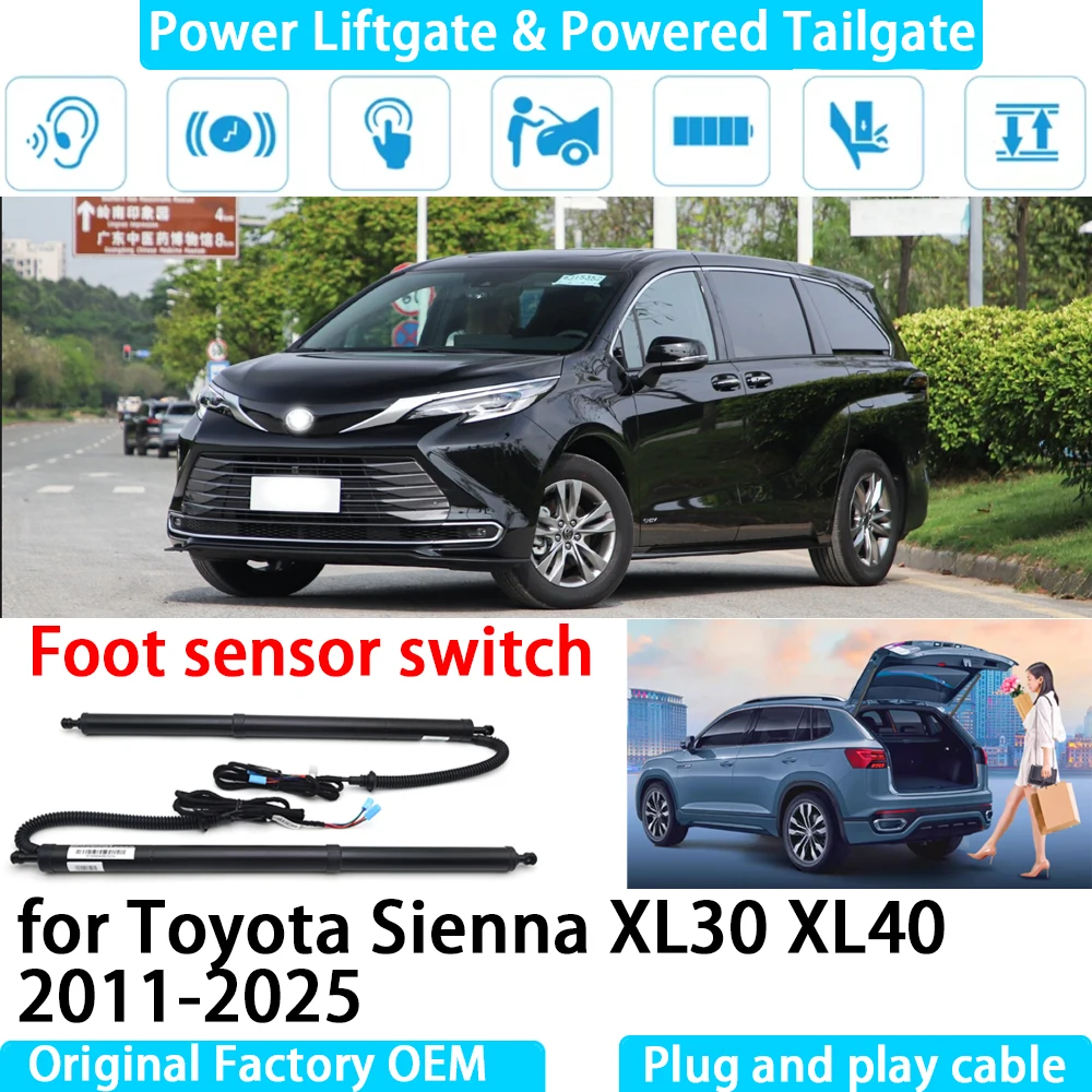 for Toyota Sienna XL30 XL40 2011-2025 Automatic Electric Power Liftgate Powered Tailgate Strut Tail Gate Lift System
for Toyota Sienna XL30 XL40 2011-2025 Automatic Electric Power Liftgate Powered Tailgate Strut Tail Gate Lift System