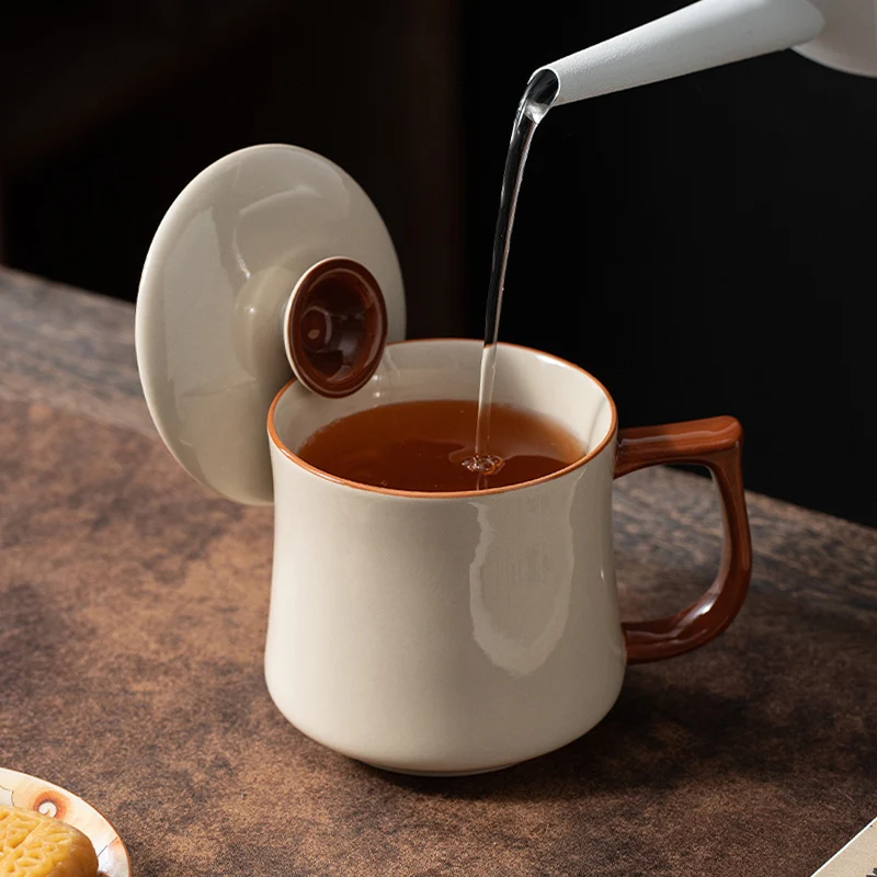 Chinese Style plant ash Ceramic Porcelain Personal Mugs, Home Personal Creative With Cover, Milk Water Coffee Cup, 360ml, 1Pc
Chinese Style plant ash Ceramic Porcelain Personal Mugs, Home Personal Creative With Cover, Milk Water Coffee Cup, 360ml, 1Pc