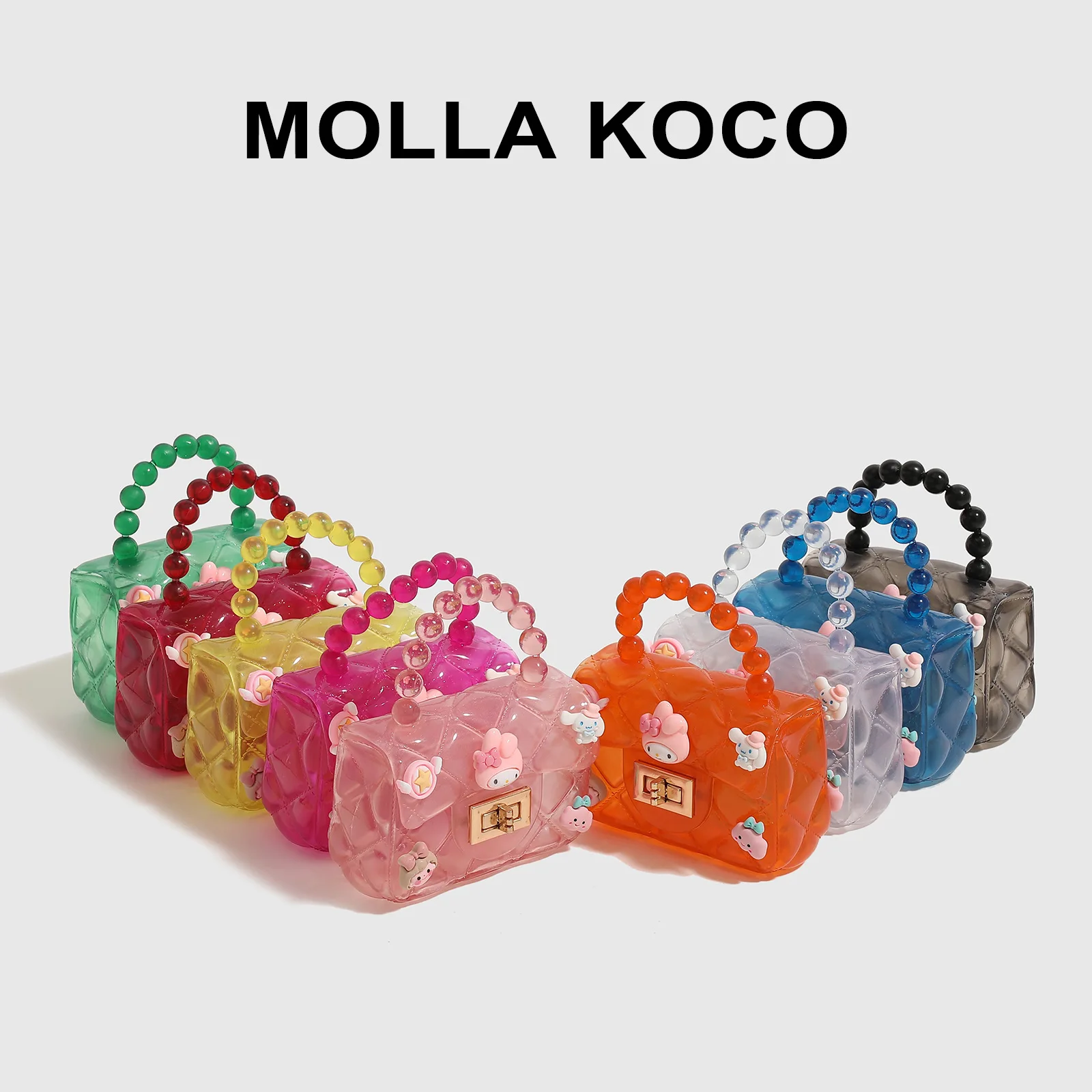 Sanrio Mymelody Candy Color Children Mini Handbag Kawaii Cartoon Girls Jelly Bag Headphone Key Chain Lipstick Storage Bag
Sanrio Mymelody Candy Color Children Mini Handbag Kawaii Cartoon Girls Jelly Bag Headphone Key Chain Lipstick Storage Bag