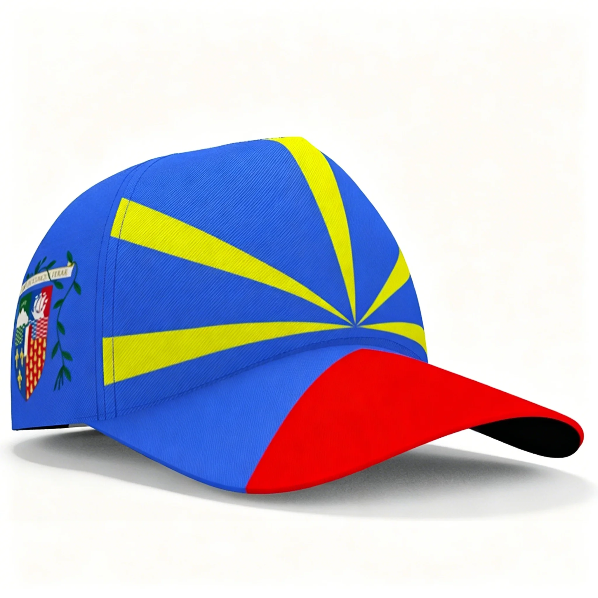 Unisex Reunion Baseball Cap Regional Coat of Arms Local Cultural Flag Symbol Adjustable Outdoor Travel Patriotic Sun Visor Hat
Unisex Reunion Baseball Cap Regional Coat of Arms Local Cultural Flag Symbol Adjustable Outdoor Travel Patriotic Sun Visor Hat