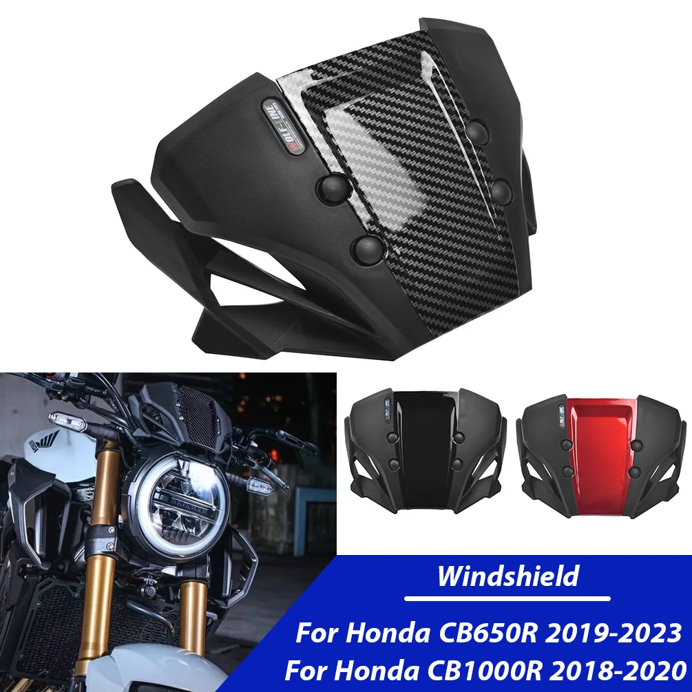 2019-2023 CB650R Windshield Windscreen For Honda CB 1000R 650R 2018-2020 Air Wind Deflectors Motorcycle Front Screen Shield
2019-2023 CB650R Windshield Windscreen For Honda CB 1000R 650R 2018-2020 Air Wind Deflectors Motorcycle Front Screen Shield