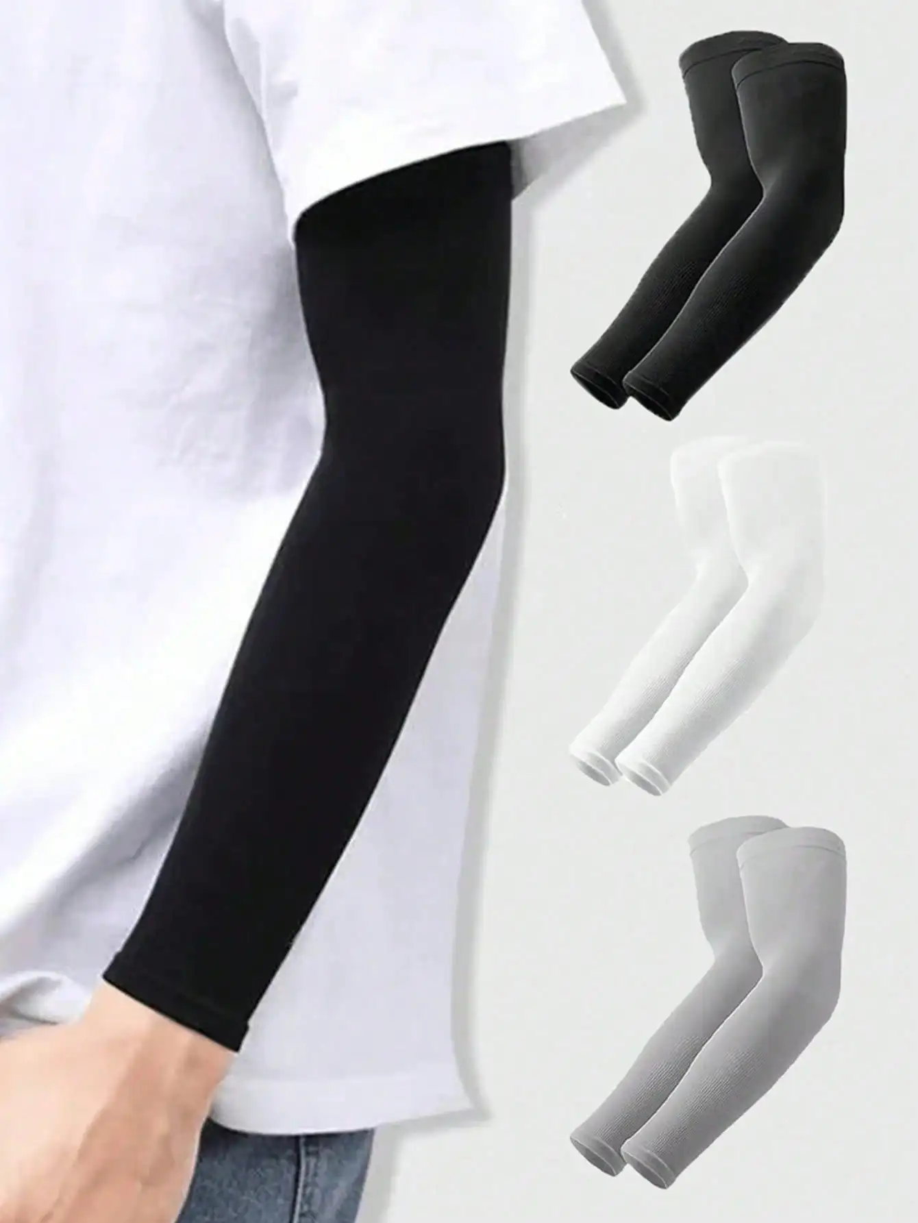 1 Pair Men's Summer Sunscreen Ice Silk Arm Sleeves, Loose Oversized UV Protection Arm Warmers,Festival
1 Pair Men's Summer Sunscreen Ice Silk Arm Sleeves, Loose Oversized UV Protection Arm Warmers,Festival