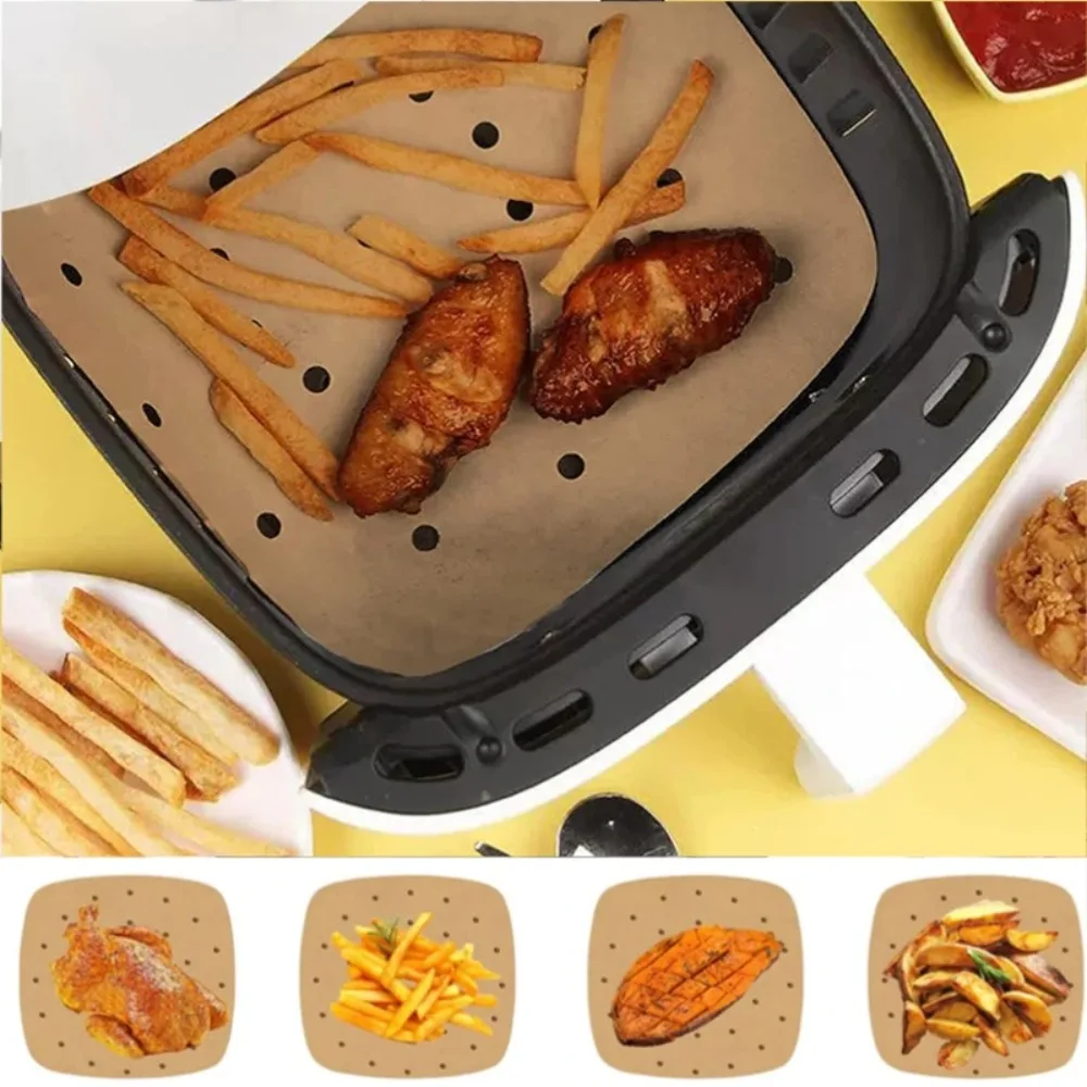 0/500PCS Air Fryer Paper Disposable Steamer Liners Kitchen Bakeware Papers Baking Non-Stick Steaming Mat Oil-absorbing Paper
0/500PCS Air Fryer Paper Disposable Steamer Liners Kitchen Bakeware Papers Baking Non-Stick Steaming Mat Oil-absorbing Paper
