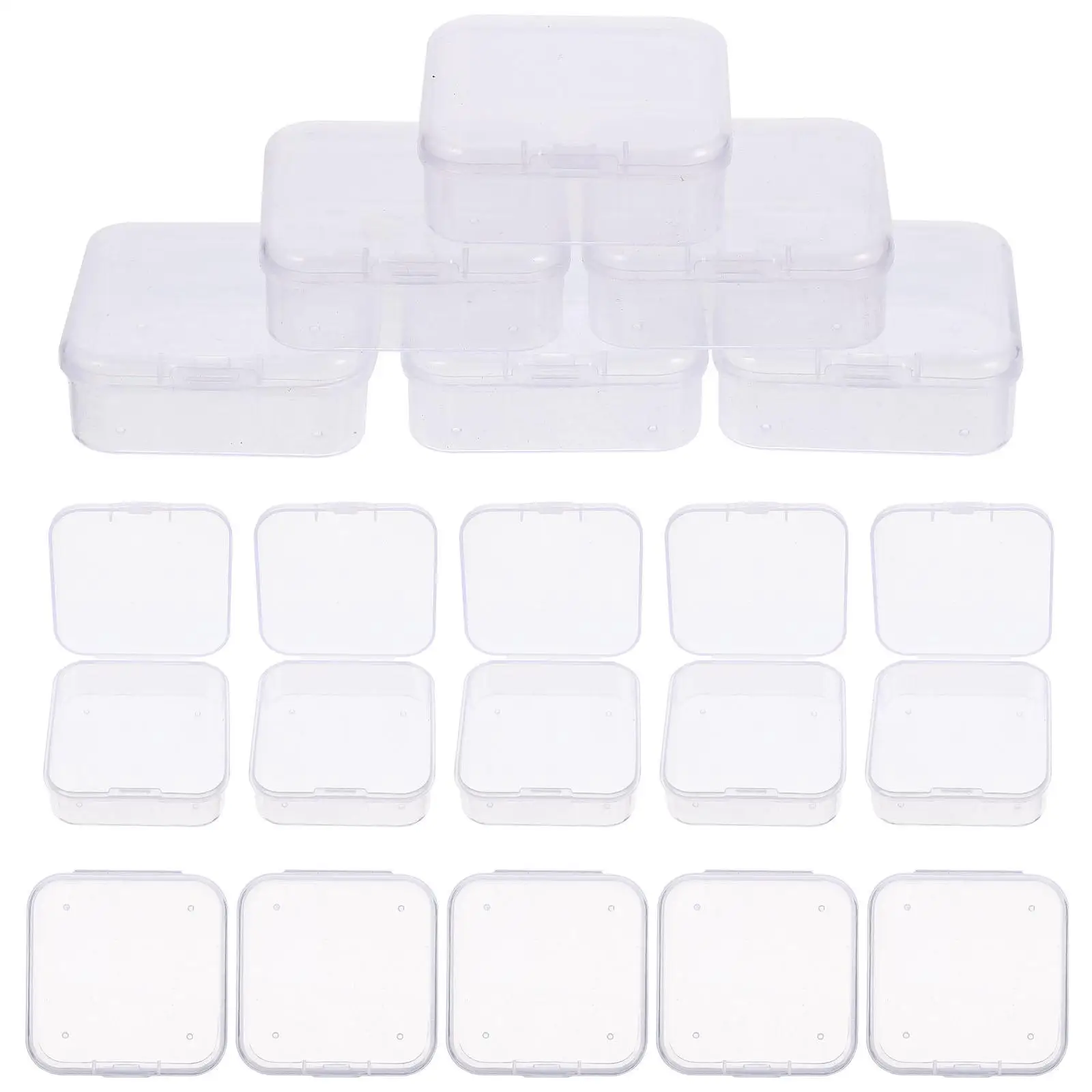 30 Pcs Jewelry Box 5 5x5 5x2 cm Small Transparent Square Containers Craft Organizer Beads Storage Boxes Lightweight Durable
30 Pcs Jewelry Box 5 5x5 5x2 cm Small Transparent Square Containers Craft Organizer Beads Storage Boxes Lightweight Durable