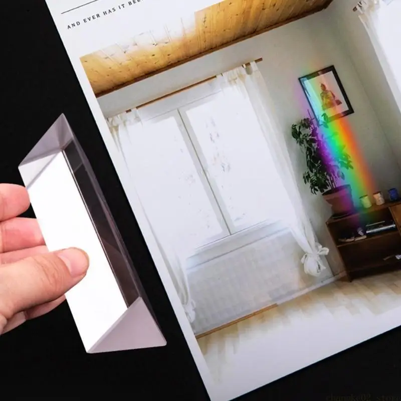 Радужная треугольная призма, оптическое стекло, треугольная призма, тройная призма для эффекта фотографии, преподавания физики
Радужная треугольная призма, оптическое стекло, треугольная призма, тройная призма для эффекта фотографии, преподавания физики