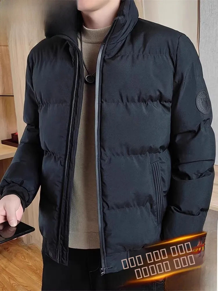 Мужское зимнее хлопковое пальто с воротником Thiened Down, повседневное пальто с воротником, ветрозащитное пальто-стойка, длинная застежка-молния, цвет
Мужское зимнее хлопковое пальто с воротником Thiened Down, повседневное пальто с воротником, ветрозащитное пальто-стойка, длинная застежка-молния, цвет