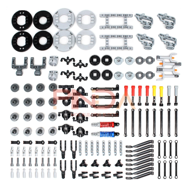 148 PCS MOC Building Blocks Drive Car shock absorber shock absorber auto suspension damping
148 PCS MOC Building Blocks Drive Car shock absorber shock absorber auto suspension damping