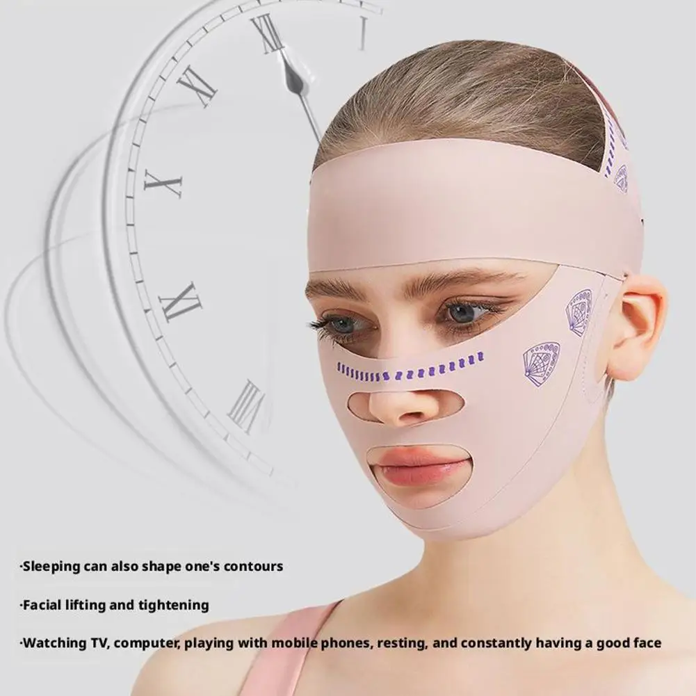 Reusable V Face Bandage Shaper Facial Slimming Lift Up Belt Reduce Double Chin Face Thining Bandage Sleeping Mask For Women A6N3
Reusable V Face Bandage Shaper Facial Slimming Lift Up Belt Reduce Double Chin Face Thining Bandage Sleeping Mask For Women A6N3