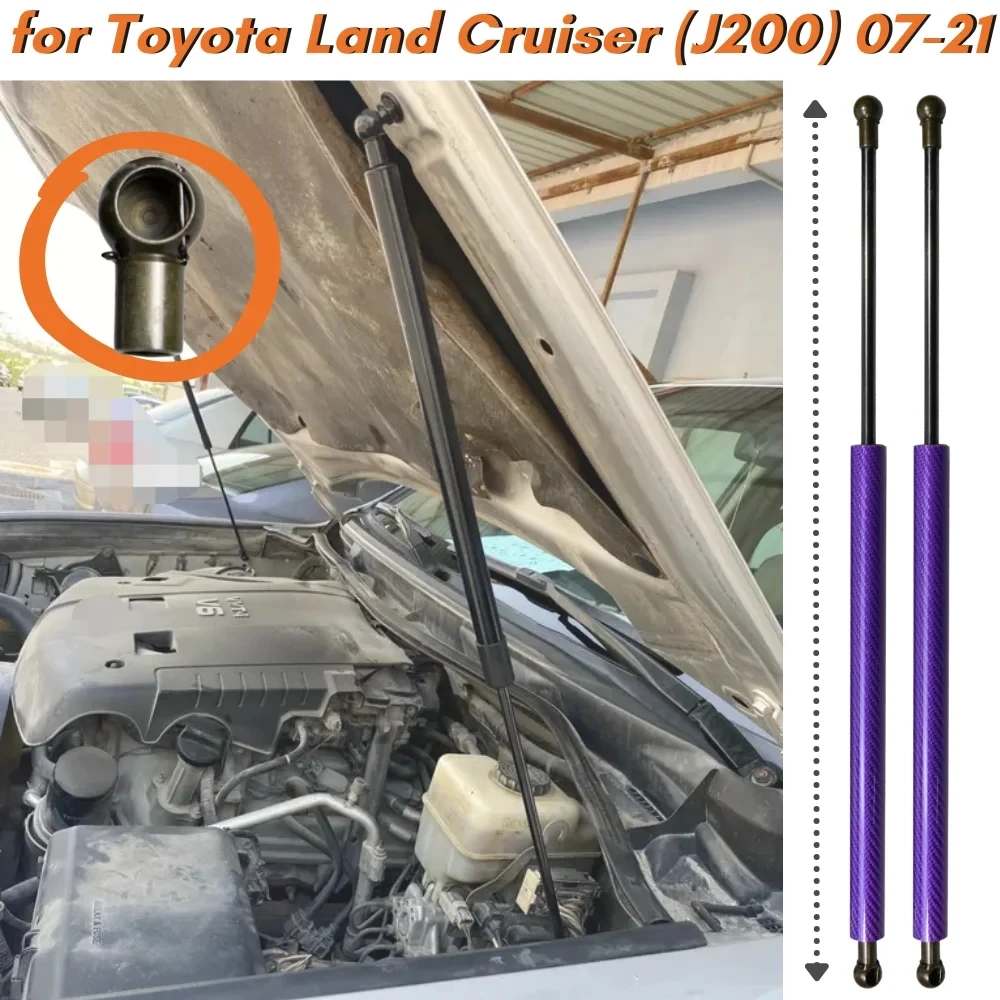 Qty(2) Hood Struts for Toyota Land Cruiser 200 Series (J200) 2007-2021 Front Bonnet Lift Support Gas Springs Shock Absorbers
Qty(2) Hood Struts for Toyota Land Cruiser 200 Series (J200) 2007-2021 Front Bonnet Lift Support Gas Springs Shock Absorbers