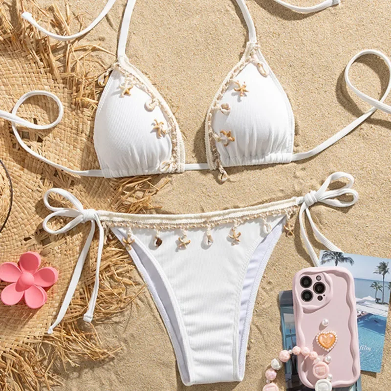 Sexy White Bikinis Women's Swimwear Female Swimsuit For Swimming Wear Bathing Suits Brazilian Bikini Set Beachwear Pool Bather
Sexy White Bikinis Women's Swimwear Female Swimsuit For Swimming Wear Bathing Suits Brazilian Bikini Set Beachwear Pool Bather
