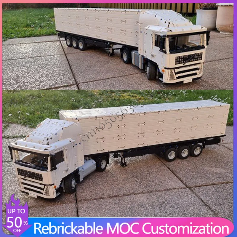 MOC Customize HOG Available Tractor Innovative Available For Trailer MOC Building Blocks Model Set Toys Children Festival Gifts
MOC Customize HOG Available Tractor Innovative Available For Trailer MOC Building Blocks Model Set Toys Children Festival Gifts