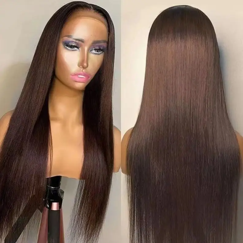 Dark Brown Wig 13x4 HD Bone Straight Lace Front Wig Heat Resistant Fiber Pre Plucked Glueless Synthetic Daily Cosplay For Women
Dark Brown Wig 13x4 HD Bone Straight Lace Front Wig Heat Resistant Fiber Pre Plucked Glueless Synthetic Daily Cosplay For Women