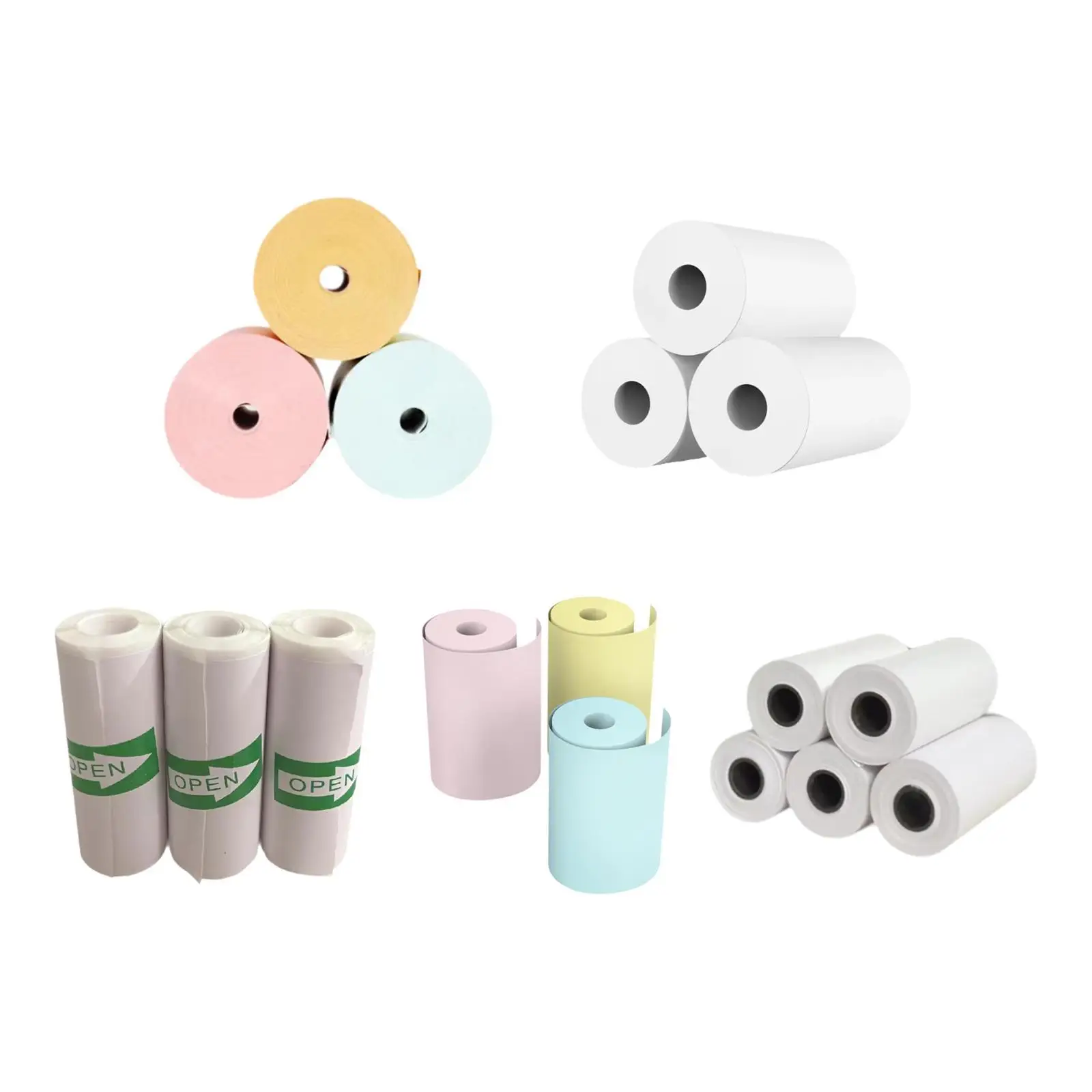 Printer Paper for Mini Printer Supplies Waterproof Printing Paper, Printable Sticker for Receipt Student Journal Memo Barcode
Printer Paper for Mini Printer Supplies Waterproof Printing Paper, Printable Sticker for Receipt Student Journal Memo Barcode