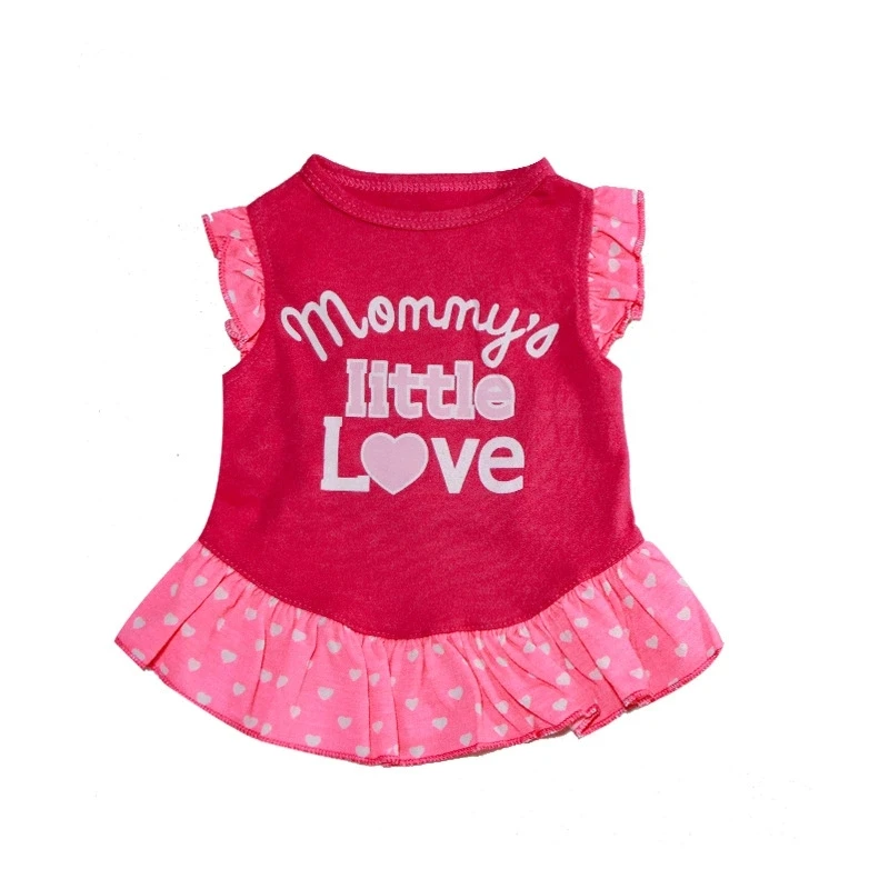 Pink Striped Dog Princess Dress "I'm Sassy Like My Mommy" Cotton Pet Clothes for Chihuahua Teddy Shih Tzu Small Dogs Cat Outfit
Pink Striped Dog Princess Dress "I'm Sassy Like My Mommy" Cotton Pet Clothes for Chihuahua Teddy Shih Tzu Small Dogs Cat Outfit