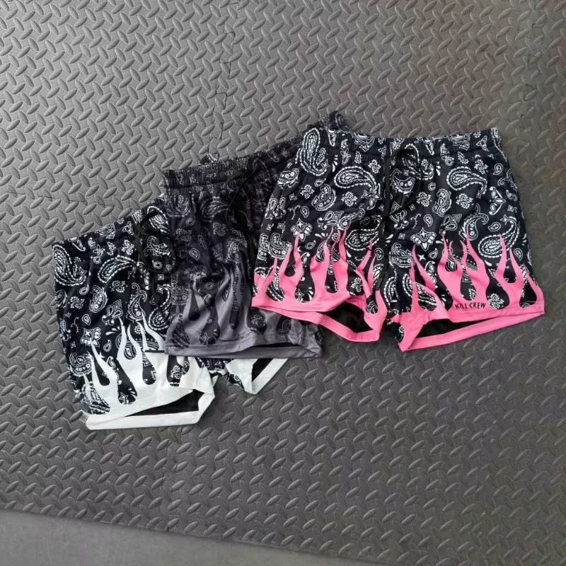 Мужские и женские классические шорты BANDANA FLAME SHOPTS с карманами на шнурке, свободные дышащие быстросохнущие шорты для спортзала на четверть
Мужские и женские классические шорты BANDANA FLAME SHOPTS с карманами на шнурке, свободные дышащие быстросохнущие шорты для спортзала на четверть