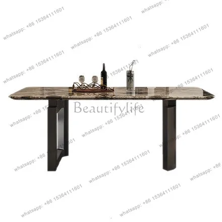 Premium dining table household light luxury Italian natural luxury stone dining table high-end
Premium dining table household light luxury Italian natural luxury stone dining table high-end