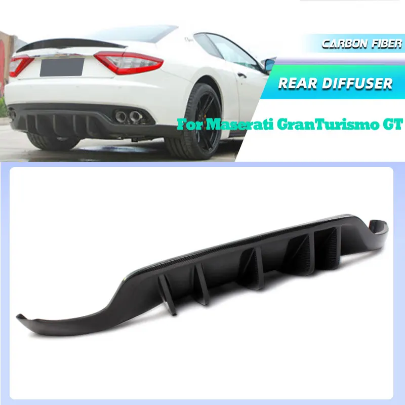 Carbon Fiber Car Rear Diffuser Lip Spoiler for Maserati GranTurismo GT Convertible Coupe 2-Door 2006-2014 Racing Rear Apron Lip
Carbon Fiber Car Rear Diffuser Lip Spoiler for Maserati GranTurismo GT Convertible Coupe 2-Door 2006-2014 Racing Rear Apron Lip