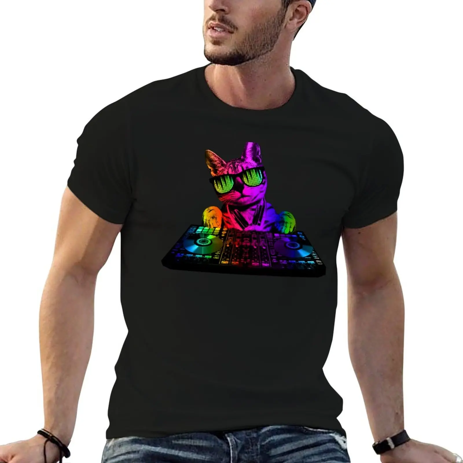 Cool Cat DJ T-Shirt anime t shirts oversize man t shirts cotton T-Shirt
Cool Cat DJ T-Shirt anime t shirts oversize man t shirts cotton T-Shirt