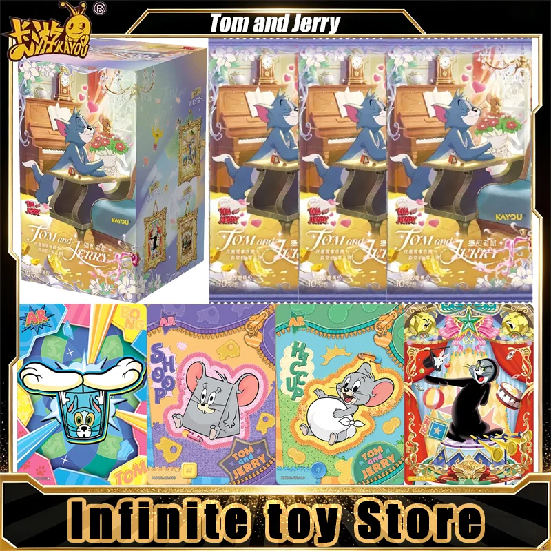 KAYOU Tom and Jerry Card Versatile Pack Vol.3 Genuine Anime Trading Cards Mystery Box Set Game Toy Birthday Gifts for Man Woman
KAYOU Tom and Jerry Card Versatile Pack Vol.3 Genuine Anime Trading Cards Mystery Box Set Game Toy Birthday Gifts for Man Woman