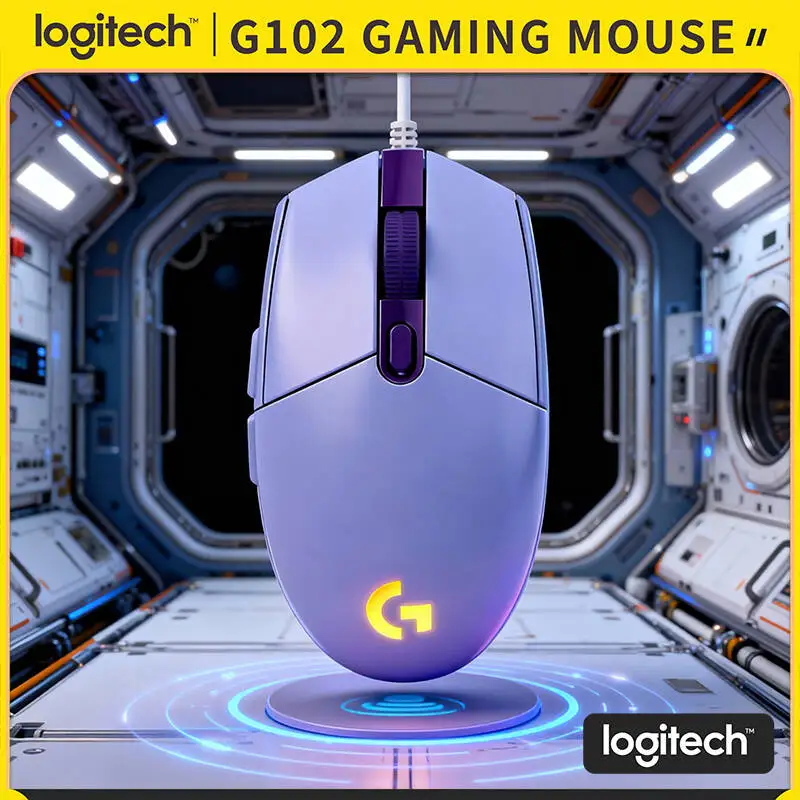 Игровая мышь Logitech G102, 8000 DPI, регулируемая, 16,8 млн RGB-цветов, механические кнопки, 6 программируемых клавиш для Mac и Windows
Игровая мышь Logitech G102, 8000 DPI, регулируемая, 16,8 млн RGB-цветов, механические кнопки, 6 программируемых клавиш для Mac и Windows