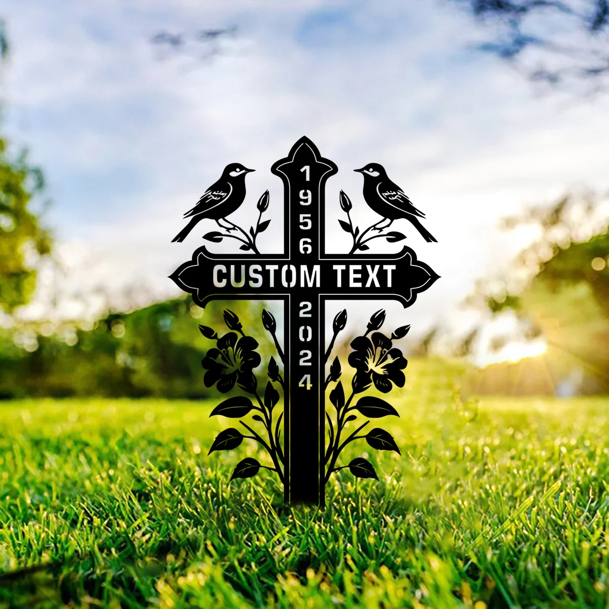 Custom Memorial Metal Cross Stake, Grave Marker, Sympathy Gifts, Remembrance Gift, Lawn Metal Cross, Garden Stake, Memorial Gift
Custom Memorial Metal Cross Stake, Grave Marker, Sympathy Gifts, Remembrance Gift, Lawn Metal Cross, Garden Stake, Memorial Gift