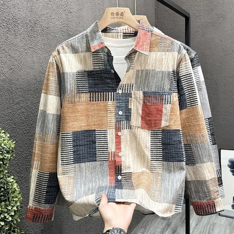2025 New Autumn Long-sleeved Shirt Men's Fashionable Casual Loose Trend Versatile Niche Temperament Cardigan
2025 New Autumn Long-sleeved Shirt Men's Fashionable Casual Loose Trend Versatile Niche Temperament Cardigan