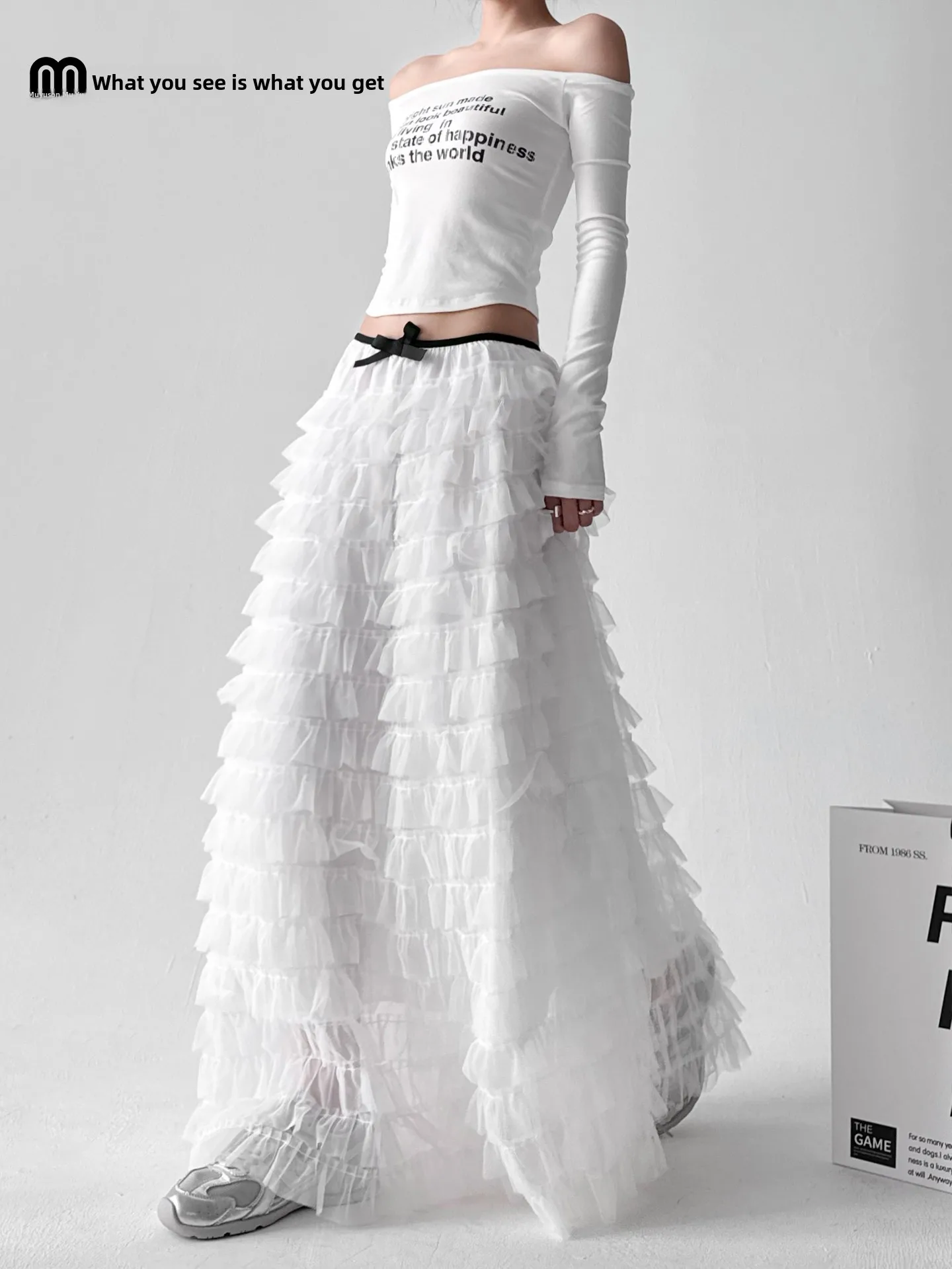 Cute Knot Multi-Layer Tulle Puffy f Skirt Women's Mid-Length White Fairy Cake Skirt Ci Commute Casual Date
Cute Knot Multi-Layer Tulle Puffy f Skirt Women's Mid-Length White Fairy Cake Skirt Ci Commute Casual Date
