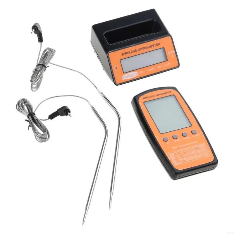 E5BE Practical Thermometer Digital BBQ Thermometer Wireless Thermometer for Oven
E5BE Practical Thermometer Digital BBQ Thermometer Wireless Thermometer for Oven