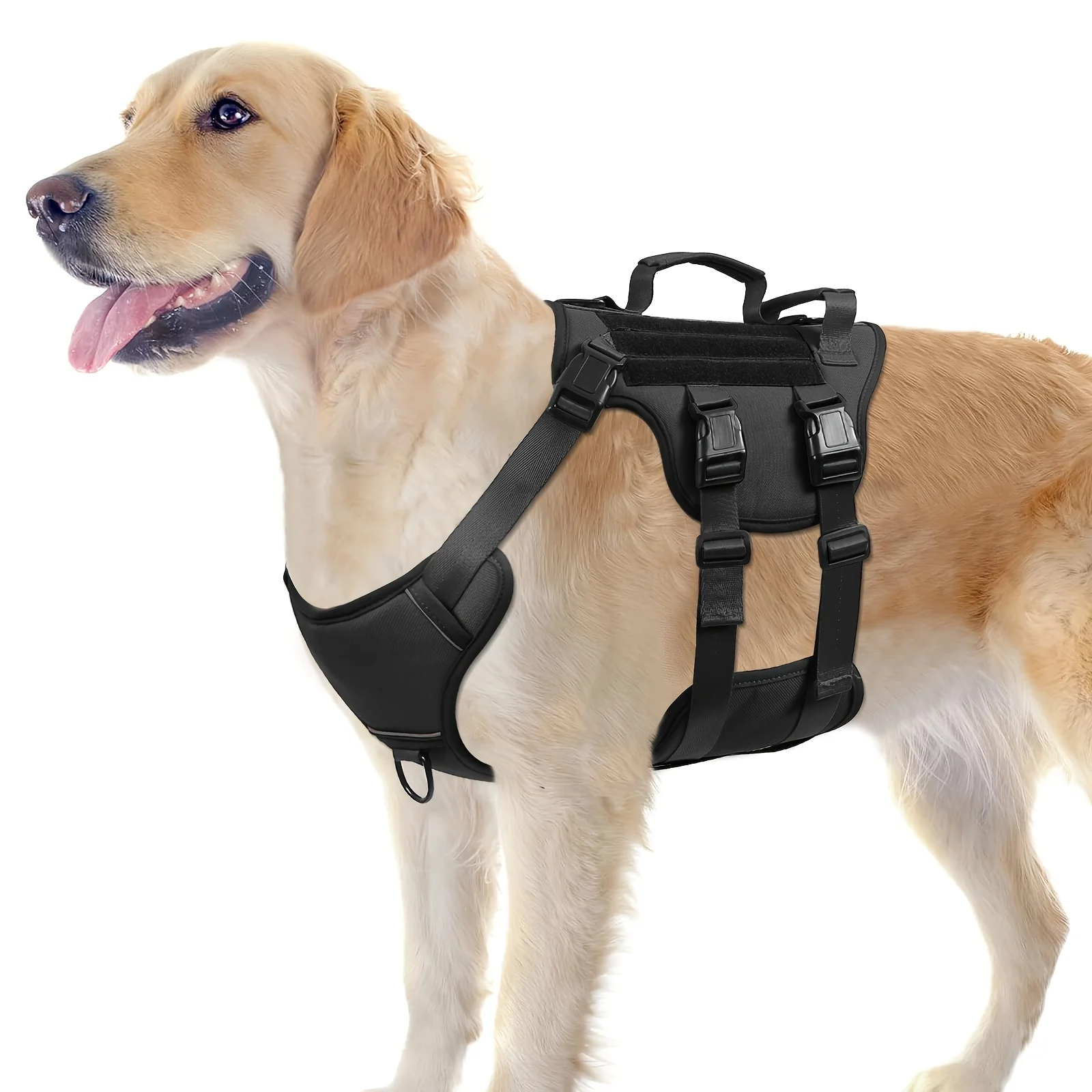 Escape Proof Dog Harness Soft Padded Full Body Pet Harness Reflective Adjustable No Pull Vest with Lift Handle And Leash Clip for Large Dogs Walking Hiking Training
Escape Proof Dog Harness Soft Padded Full Body Pet Harness Reflective Adjustable No Pull Vest with Lift Handle And Leash Clip for Large Dogs Walking Hiking Training