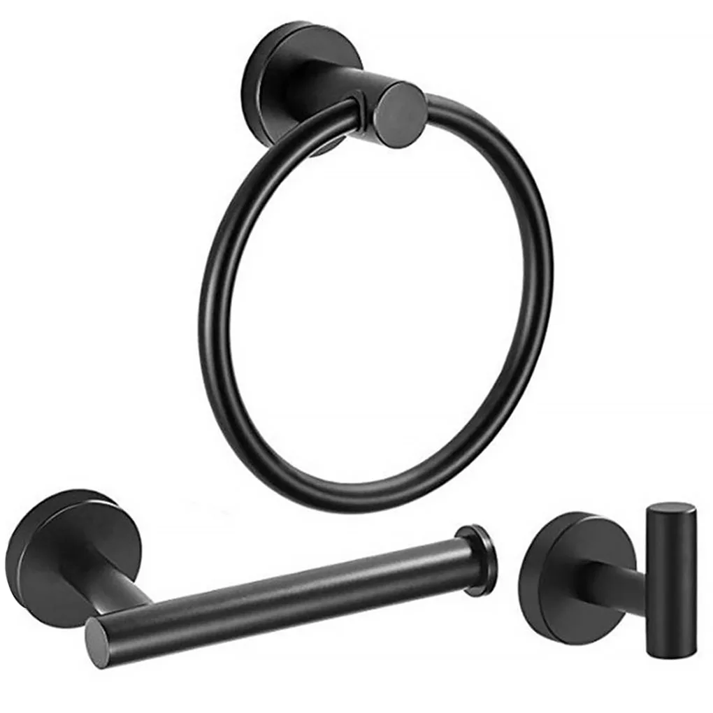 Набор настенных держателей для ванной комнаты, вешалка для полотенец из туалетной бумаги, набор вешалок для полотенец из нержавеющей стали, матовый набор
Набор настенных держателей для ванной комнаты, вешалка для полотенец из туалетной бумаги, набор вешалок для полотенец из нержавеющей стали, матовый набор