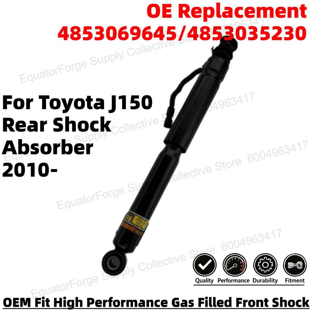 Comfortable Direct Fit High Stability Premium Durable Rear Shock Absorber for Toyota J150 OE Number 4853069645/4853035230
Comfortable Direct Fit High Stability Premium Durable Rear Shock Absorber for Toyota J150 OE Number 4853069645/4853035230