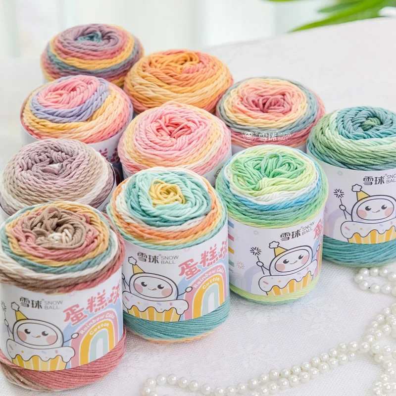 100g Snowball Cake Ball Yarn,Rainbow Cotton 5-strand Milk Cotton,DIY Hand Woven Scarf Bag Blanket Crochet Thread,Fancy Wool Yarn
100g Snowball Cake Ball Yarn,Rainbow Cotton 5-strand Milk Cotton,DIY Hand Woven Scarf Bag Blanket Crochet Thread,Fancy Wool Yarn
