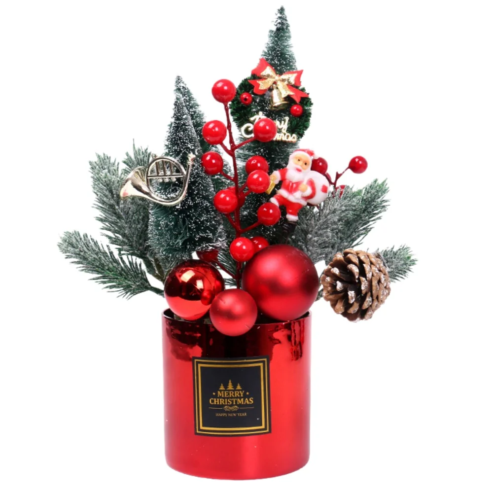 Маленькая искусственная рождественская елка Hatisan с рождественскими украшениями, сосновая шишка, ягода, настольная рождественская елка, домашний рождественский декор
Маленькая искусственная рождественская елка Hatisan с рождественскими украшениями, сосновая шишка, ягода, настольная рождественская елка, домашний рождественский декор