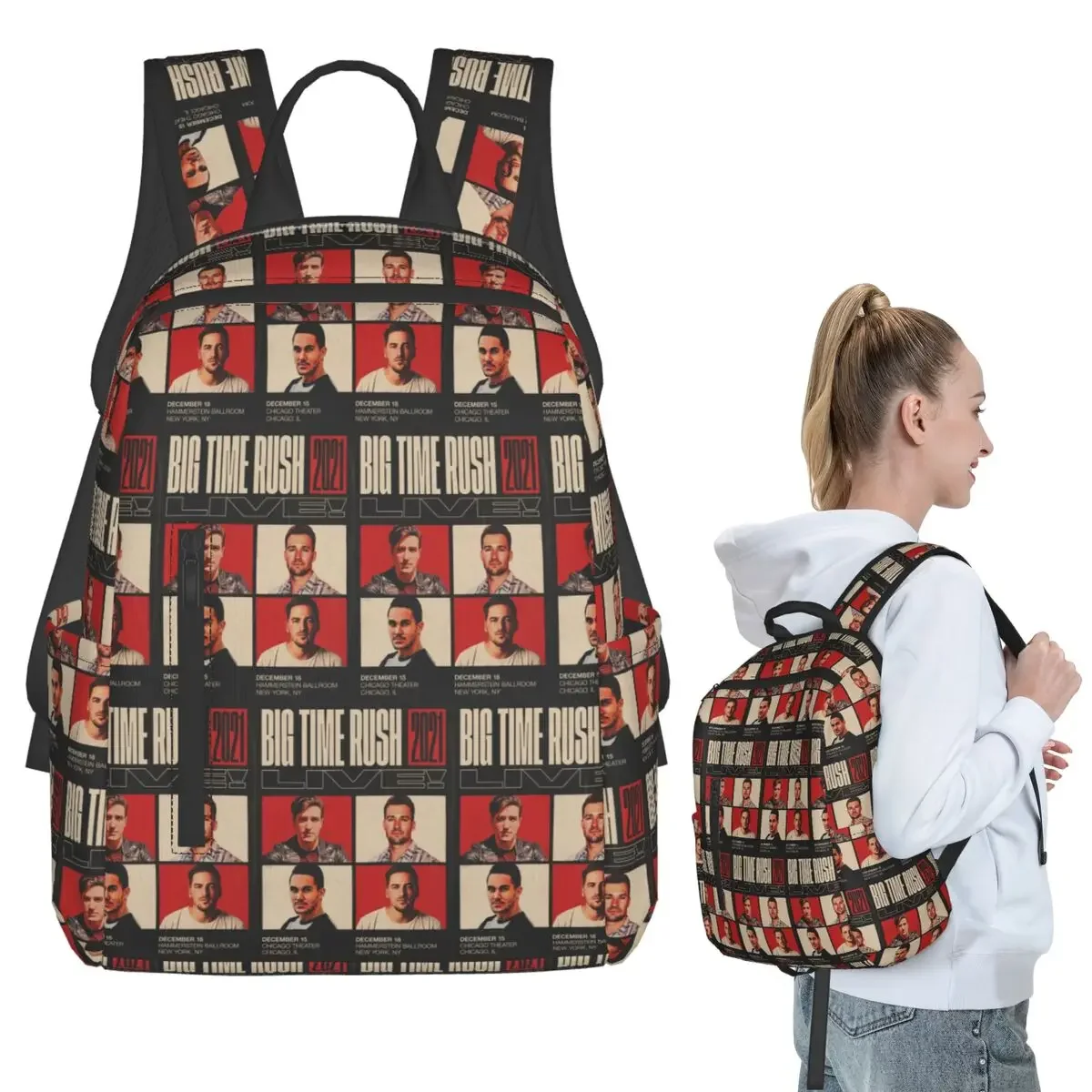 Big Time Rush BTR Band Music Backpack Student BookBag Children School Bag Computer Shoulder Bags Men Women
Big Time Rush BTR Band Music Backpack Student BookBag Children School Bag Computer Shoulder Bags Men Women