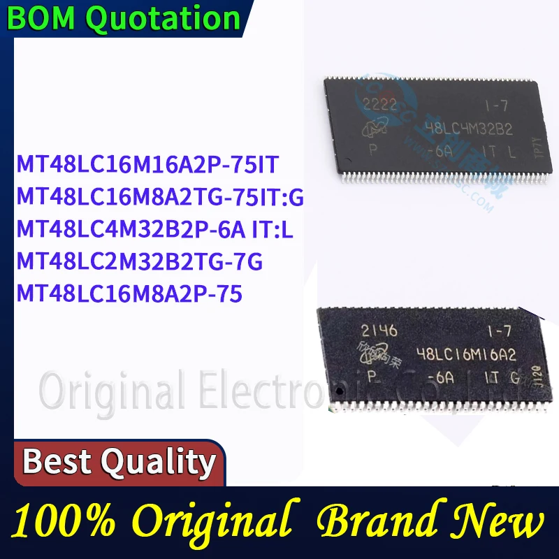 MT48LC16M16A2P-75IT MT48LC16M8A2TG-75IT:G MT48LC4M32B2P-6A IT:L MT48LC2M32B2TG-7G MT48LC16M8A2P-75 In stock 48 hour ship
MT48LC16M16A2P-75IT MT48LC16M8A2TG-75IT:G MT48LC4M32B2P-6A IT:L MT48LC2M32B2TG-7G MT48LC16M8A2P-75 In stock 48 hour ship