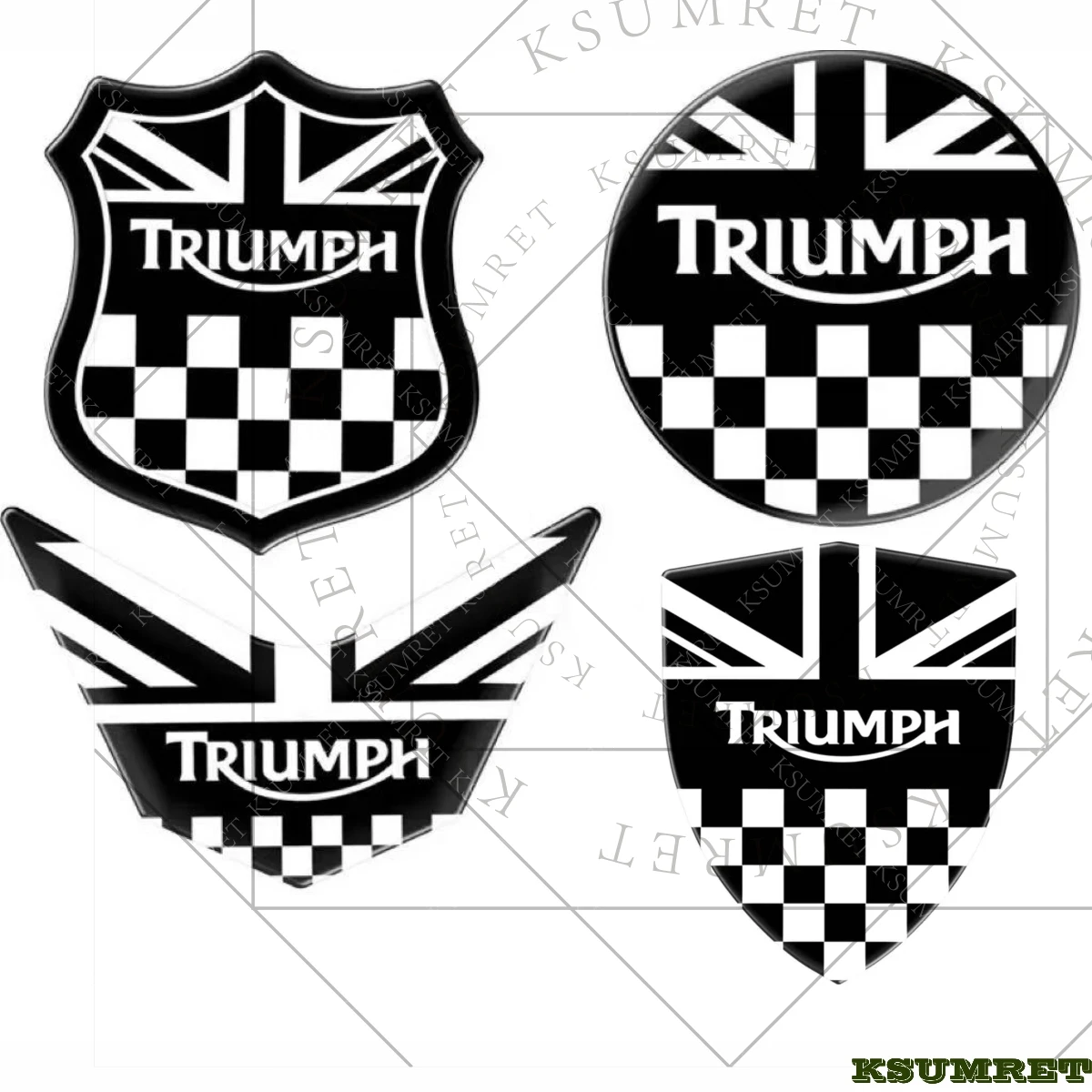 For Triumph Motorcycle Stickers 3D Logo Decal Tank Emblem Scrambler Bobber
For Triumph Motorcycle Stickers 3D Logo Decal Tank Emblem Scrambler Bobber