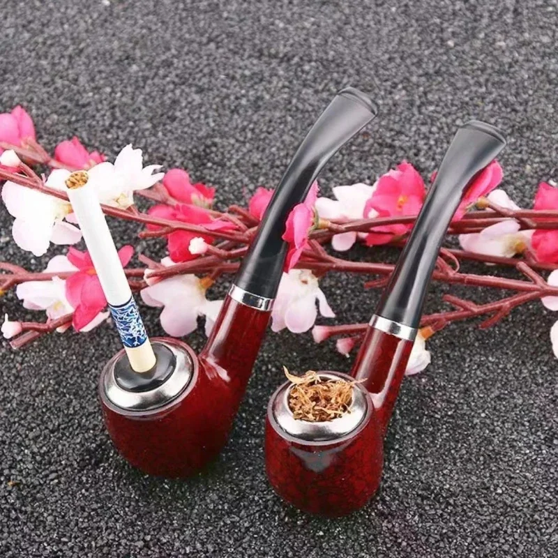 Classic Old Style Smoking Pipe Dual purpose Curved Cigarette Holder Cleanable Recyclable Hookah mouthpieces Men original gifts
Classic Old Style Smoking Pipe Dual purpose Curved Cigarette Holder Cleanable Recyclable Hookah mouthpieces Men original gifts