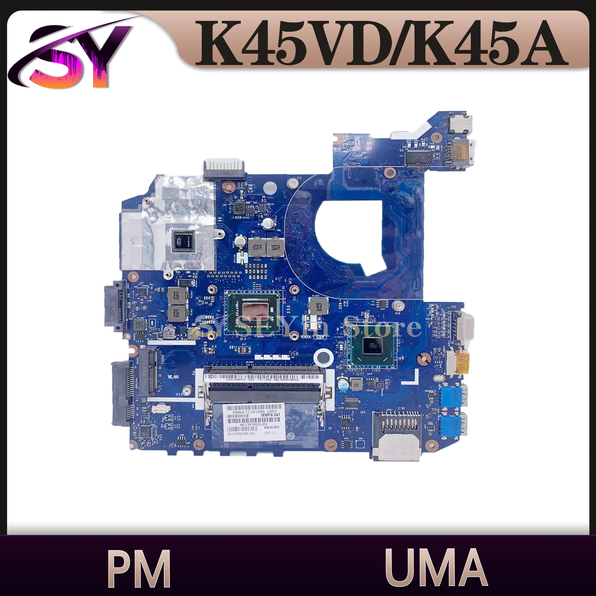 LA-8221P LA-8224P LA-8226P Mainboard For ASUS K45VD A85V A45V K45VJ K45VS K45VM K45A Laptop Motherboard GT610M GT630M GT635M
LA-8221P LA-8224P LA-8226P Mainboard For ASUS K45VD A85V A45V K45VJ K45VS K45VM K45A Laptop Motherboard GT610M GT630M GT635M