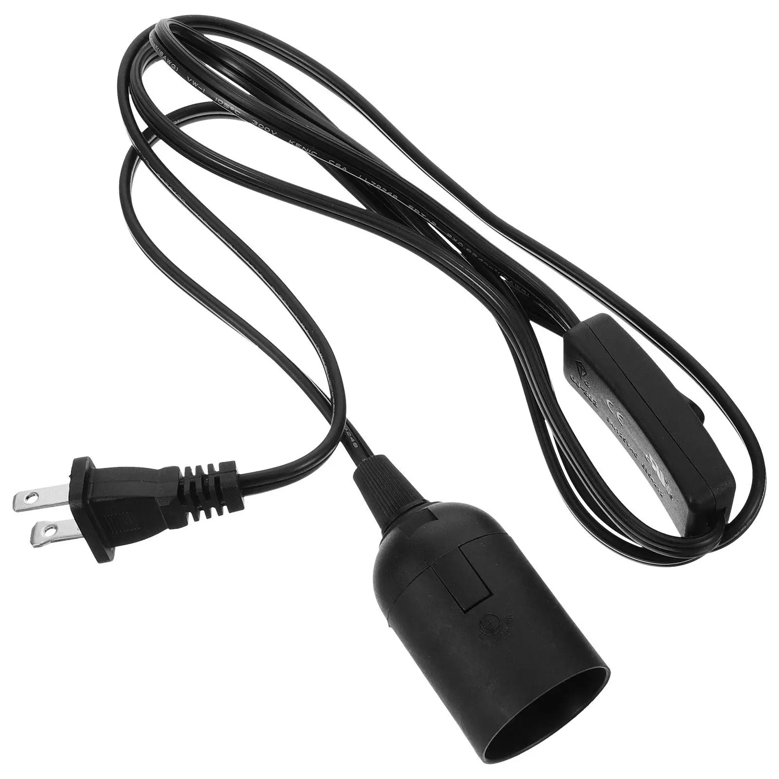 Plastic Cord Replacement Hanging Accessories Light Bulb Lamp Holder Light Socket Base Socket Switch Plug Lamp Holder
Plastic Cord Replacement Hanging Accessories Light Bulb Lamp Holder Light Socket Base Socket Switch Plug Lamp Holder