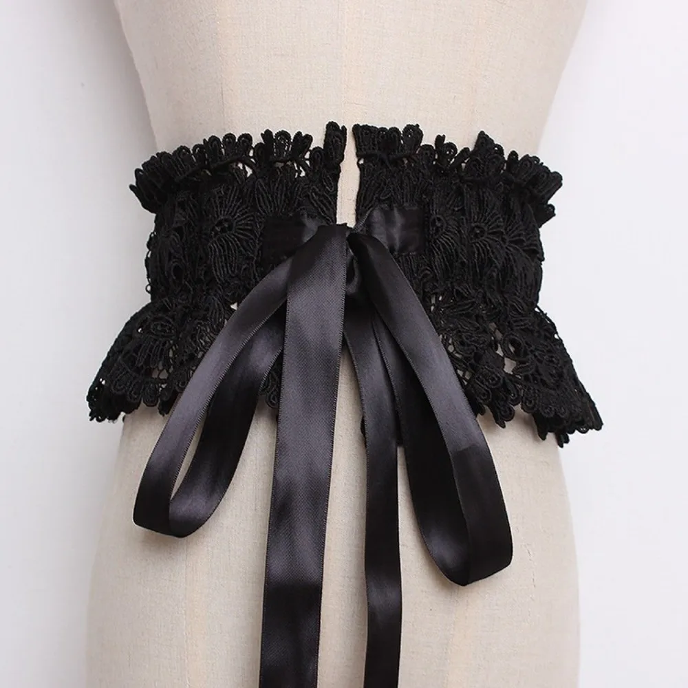 Versatile Elegant Lace Waist Belt Wide Solid Color Dress Waistband Hollow Pattern Elastic Bowknot Cinch Belt for Women
Versatile Elegant Lace Waist Belt Wide Solid Color Dress Waistband Hollow Pattern Elastic Bowknot Cinch Belt for Women